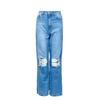 Damen Jeans - Mayall Distressed Wide - Washed Blue, 28, Blau