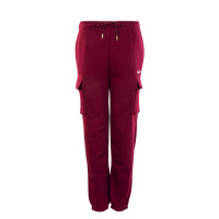 Damen Jogginghose - Cargo Pant Loose Fit - Dark Beetroot