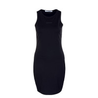 Damen Kleid - Logo Trim Racer Back Dress - K Black