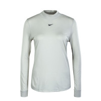 Damen Longsleeve NSW Tee LS Mock Slim LB Light Bone
