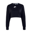 Damen Pullover - Air Crew Crop - Black / White