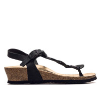 Damen Sandale - Ashley Braided - Black