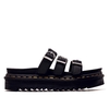 Damen Sandale - Blaire Slide - Black, 40, Schwarz