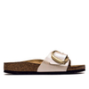 Damen Sandale - Madrid Big Buckle - Graceful Pearl White / Schmale Weite