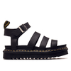Damen Sandalen - Blaire Hydro Leather - Black, 40, Schwarz