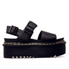 Damen Sandalen - Voss Quad Hydro Leather - Black, 38, Schwarz