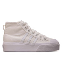Damen Sneaker - Nizza Platform Mid - White