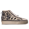 Damen Sneaker - Nizza Platform Mid Won - White / Black, 36 2/3, Weiß