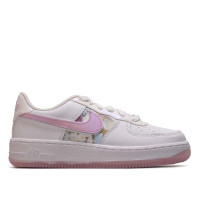 Damen Sneaker Air Force 1 LV8 GS White Arctic Pink Met