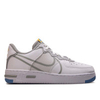 Damen Sneaker Air Force 1 React White Light Smoke Grey