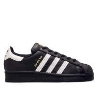 Damen Sneaker Superstar J Black White