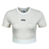 Damen T-Shirt - Cropped - Off White