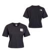 Damen T-Shirt - Cropped Fine - Black