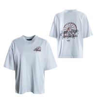 Damen T-Shirt - Mall Heavy Oversized - White, S, Weiß