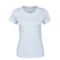 Damen T-Shirt - Micro Branding Off Placed - Bright White