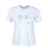 Damen T-Shirt - Shine Logo Tee 5637 - Bright White
