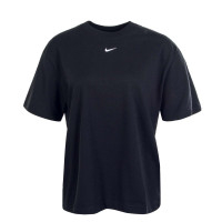 Damen T-Shirt NSW Essential SS BF Black White