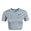 Damen T-Shirt NSW Slim Crop LBR Grey