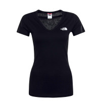 Damen T-Shirt Simple Dome Black