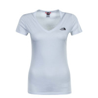 Damen T-Shirt Simple Dome White