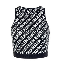 Damen Tank Top - Milano Logo AOP - Black
