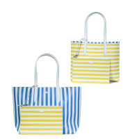 Damen Tasche - Shopping Rayure Nattier - Anthemis