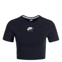Damen Top Crop Black White
