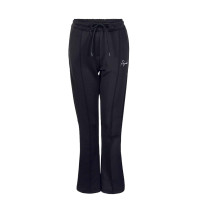 Damen Track Pants - Valia Flared - Black