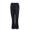 Damen Track Pants - Valia Flared - Black, L, Schwarz