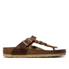 Damen Zehentrenner - Gizeh Braided FL - Cognac