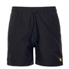 Herren Boardshort - Chase Swim Trunks - Black / Gold, S, Schwarz
