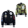 Herren Bomberjacke - MA-1M X29961BN00 LA Dodgers - Black, XL, Schwarz