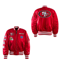 Herren Bomberjacke - MA-1M X30760BR00 San Franciso 49ers - Red, M, Rot