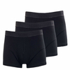 Herren Boxershorts - Boxer 3er-Pack 3407 - Black, L, Schwarz