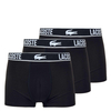 Herren Boxershorts- 3er Set - 9972 - Black, S, Schwarz
