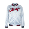 Herren Collegejacke - Lightw Satin Chicago Bulls - White