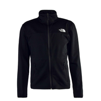 Herren Fleecejacke - Cedar Trail Grid - Black, 2XL, Schwarz