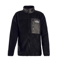 Herren Fleecejacke - Elementary - Black, 2XL, Schwarz