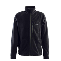 Herren Fleecejacke - Fast Trek II Full Zip - Black, XL, Schwarz