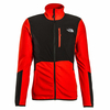 Herren Fleecejacke - Glacier Pro FZ - Fiery Red Black, S, Rot