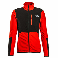 Herren Fleecejacke - Glacier Pro FZ - Fiery Red Black, S, Rot