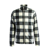 Herren Fleecejacke - Steens Mountain Print - Check Beige, S, Beige