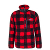 Herren Fleecejacke - Winter Pass Print Full Zip - Red, M, Rot