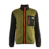 Herren Fleecejacke - Yumiori Full Zip - Forest Olive, L, Grün