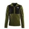 Herren Fleeceshirt - Homesafe Snap - Forest Green, S, Grün