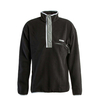 Herren Fleecesweat - Helvetia II Half Snap - Black, XL, Schwarz