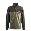 Herren Fleecesweat - Steens Mountain II Half Snap - Green, M, Grün