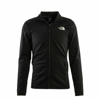 Herren Fleecjacke - Quest Full Zip - Black, L, Schwarz