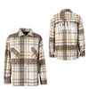 Herren Hemd - Bale Heavy Flannel Zip - Cream Wood