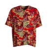 Herren Hemd - Bayou Sustainable Print - Red Sunset, L, Rot